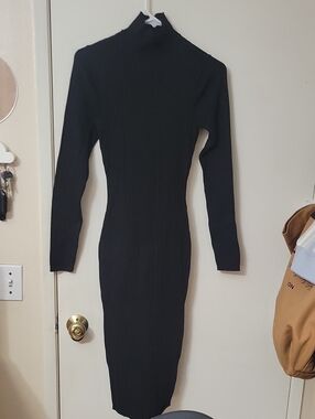 kallan knit dress - black Kallan Knit Dress
